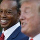 Tiger Woods and Donald Trump as Trump awards Woods the Presidential Medal of Freedom May 6, 2019